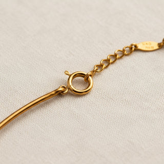 Gold bracelet clasp