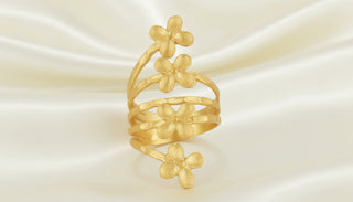 Brass Gold 18k Classic Ring