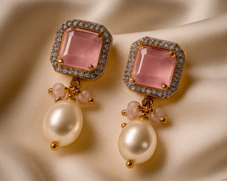 Royal Romance: Ruby & Pearl Choker Set
